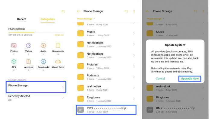 Pesan Downgrade Android Realme 5 5s 5i untuk colorOS 6 Pesan Downgrade Android Realme 5 5s 5i untuk colorOS 6