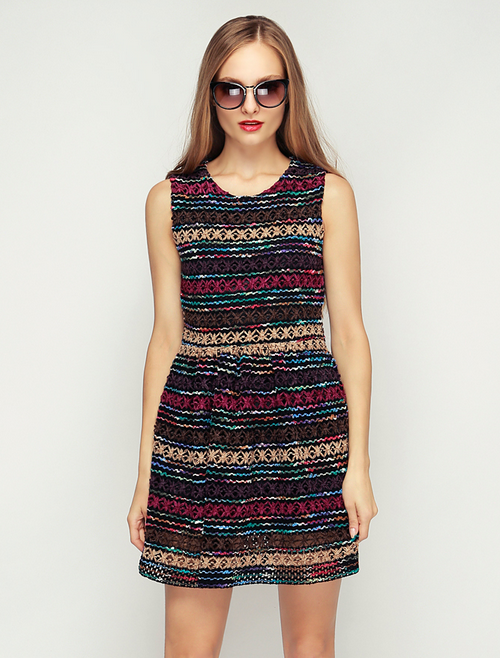 white ruffle party dress