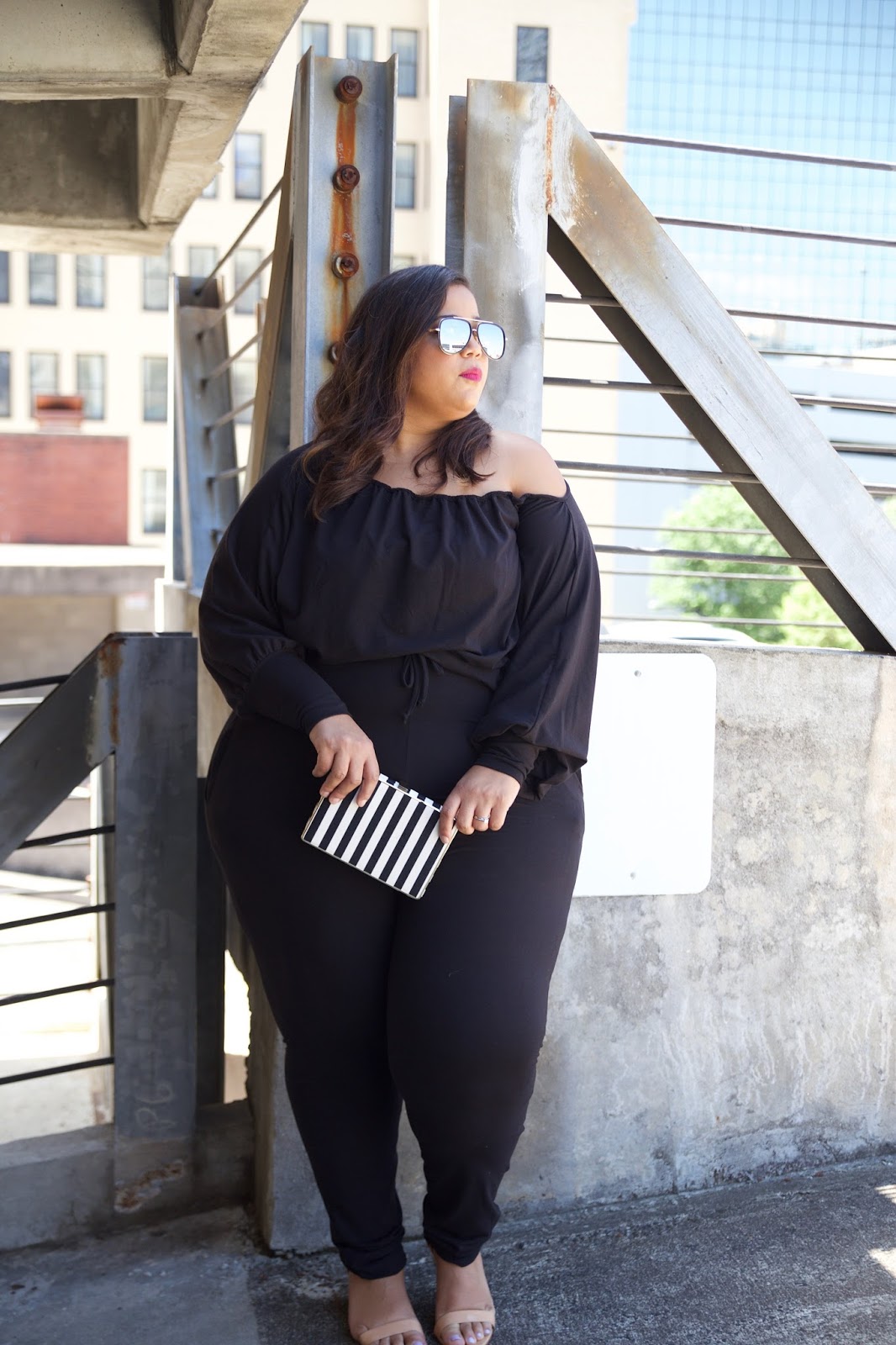 jumpsuit shoes garnerstyle rebdolls wearing similar kaye sunnies solesociety bag