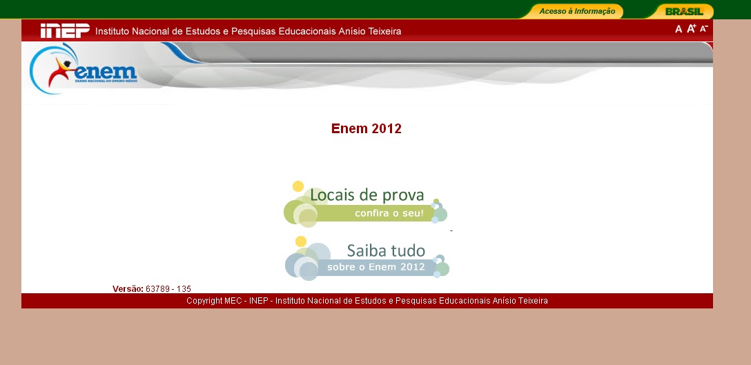 Enem 2012 O Que Vemos No Pais é Uma Especie