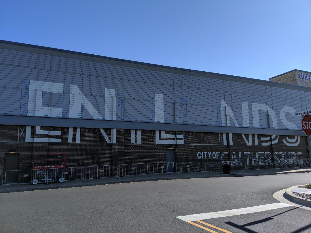 Sam Eig Signage up at Cinepolis and Berries & Bowls + new Kentlands