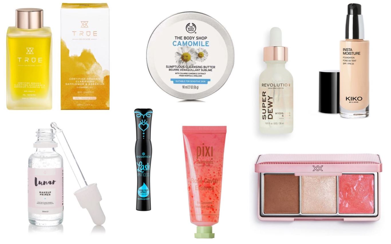 Beauty Wishlist #2 Beauty products in a collage on a white background