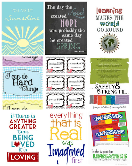 45 Free Printables for just about anything you can think of! #freeprintables