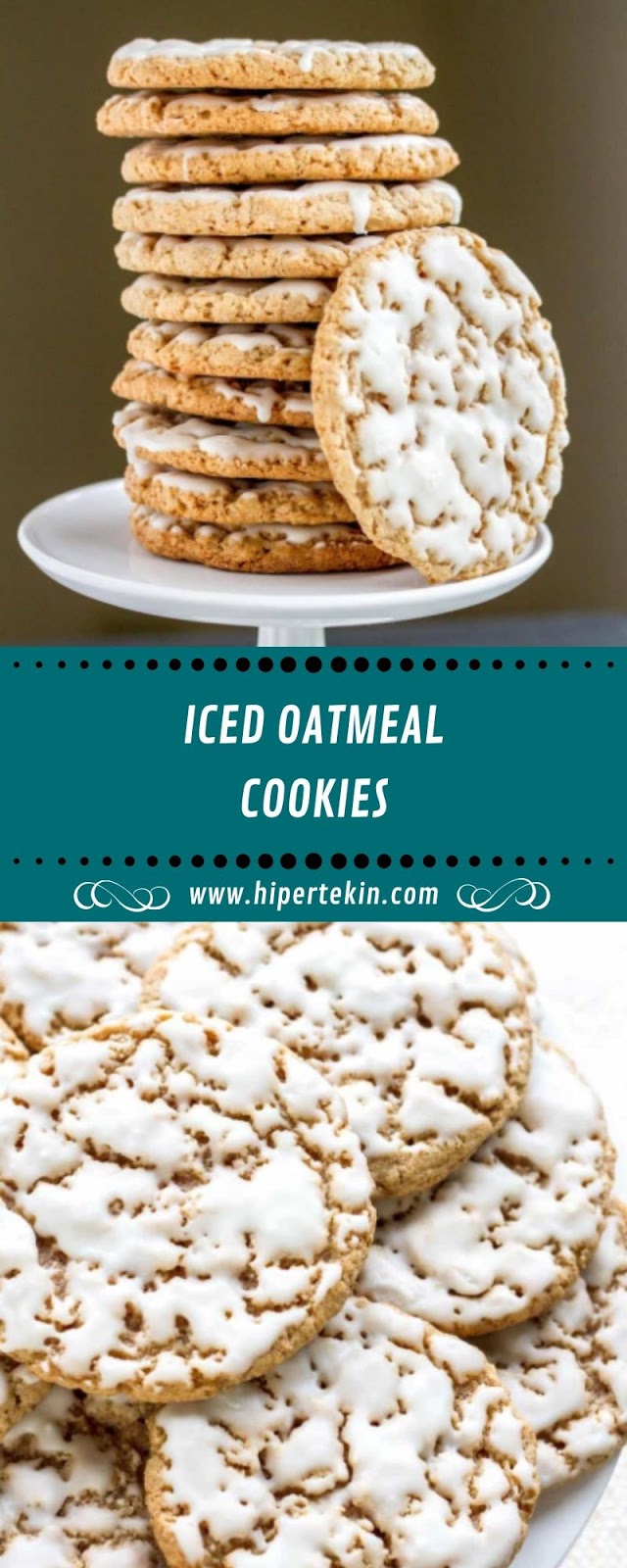 ICED OATMEAL COOKIES