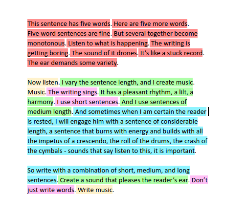 :Inspiring:: Sentence singing!