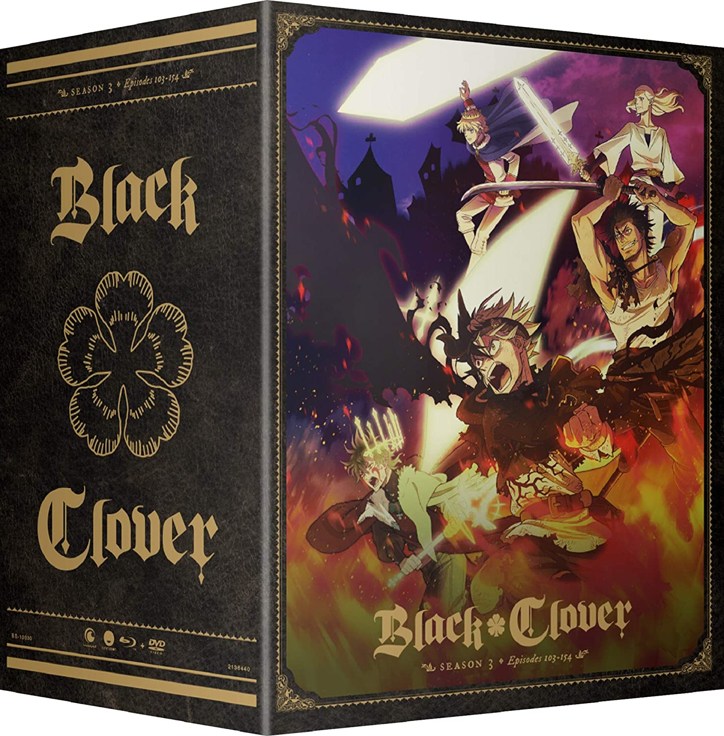 DVD & Bluray BLACK CLOVER Season 3 Part 3 Standard and Collector