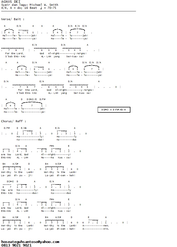 Lirik Lagu Agnus Dei Arsia Lirik Lirik Lagu Agnus Dei Arsia Lirik