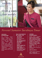 Open Recruitment at Novotel Hotels Suites and Resort Surabaya January 2020