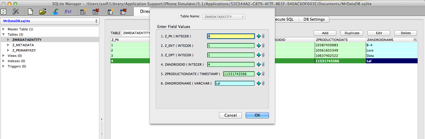 how to: Add Core Data to Single View Application Tutorial (View-based ...
