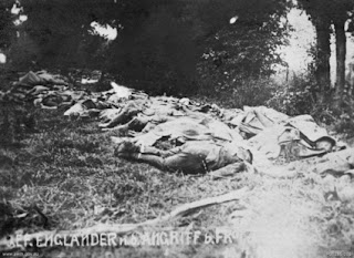 Allied Dead Behind the German Lines at Fromelles, 1916