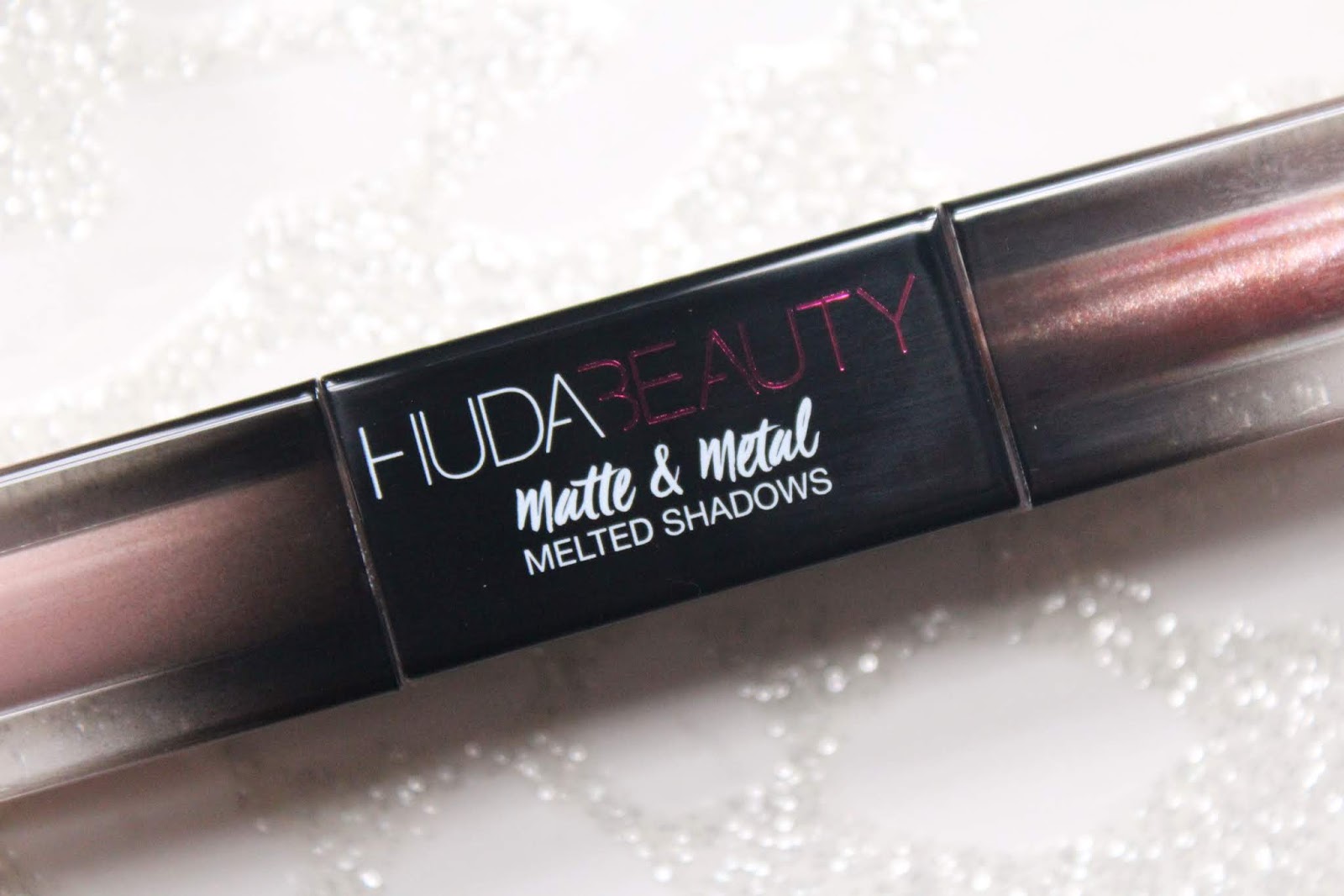 Huda Beauty Matte & Metal Melted Shadows in Pink Champagne — Hannah Heartss