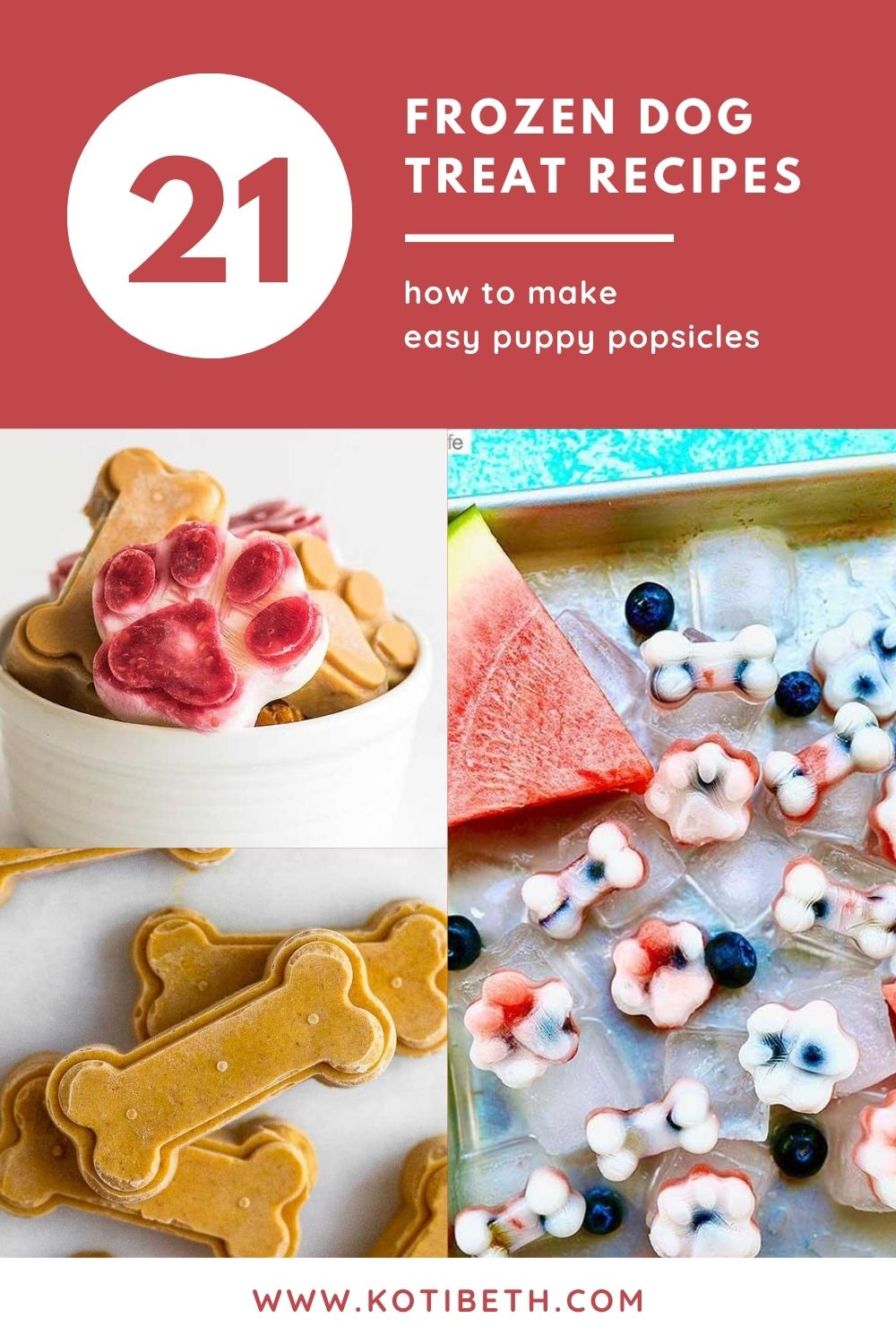 21 Frozen Dog Treat Recipes Koti Beth