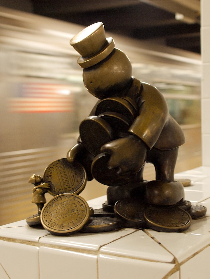 Treasures By Toni Whimsical Bronze Statutes In NYC