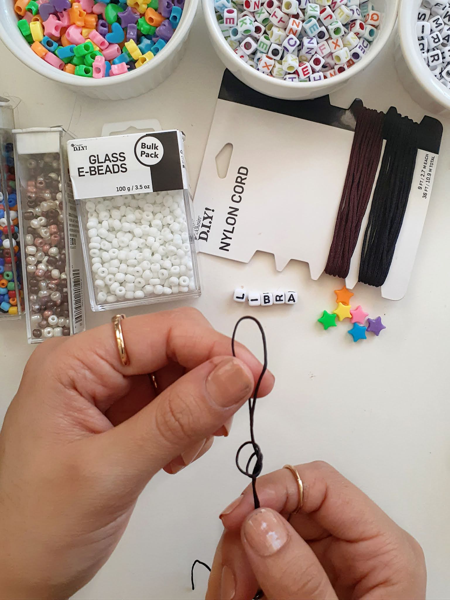 DIY Beaded Phone Charm Opal Crown