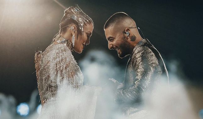 Maluma y JLo cantaron juntos en el Madison Square Garden | Reggaeton Rankiado | Música urbana latina en un solo sitio