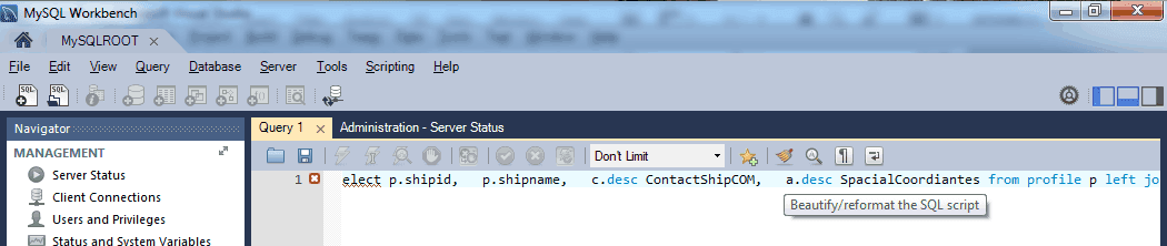 Metadata Consulting [dot] ca: mySQL Workbench vs SQL Server Management ...