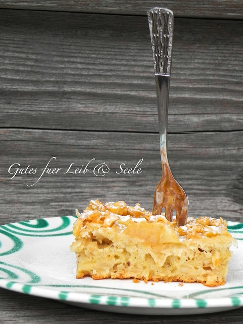 Gutes für Leib & Seele: Schneller Apfelkuchen vom Blech Gutes für Leib & Seele: Schneller Apfelkuchen vom Blech