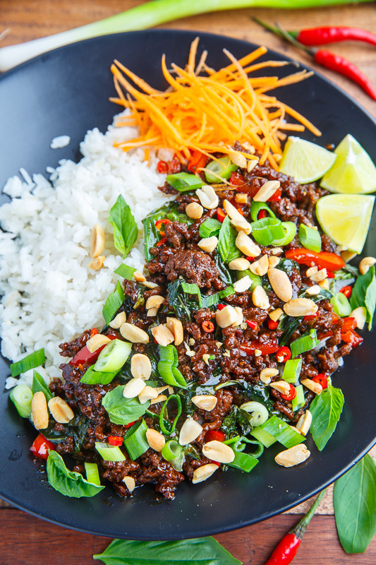 20 Minute Thai Basil Beef Recipe on Closet Cooking