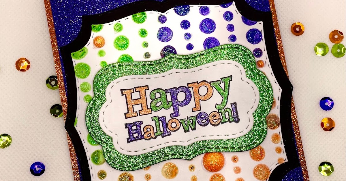 Card Making With Dollar Tree Glitter Paint