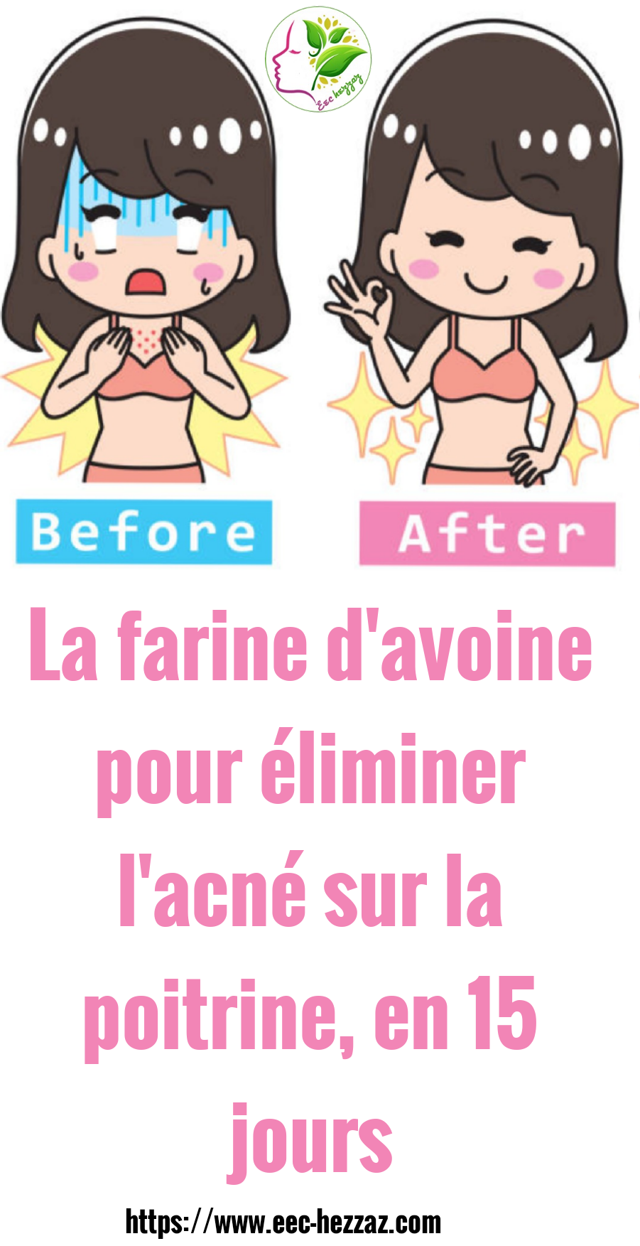 La farine d'avoine pour éliminer l'acné sur la poitrine, en 15 jours