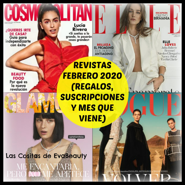 Revistas belleza y moda febrero 2020