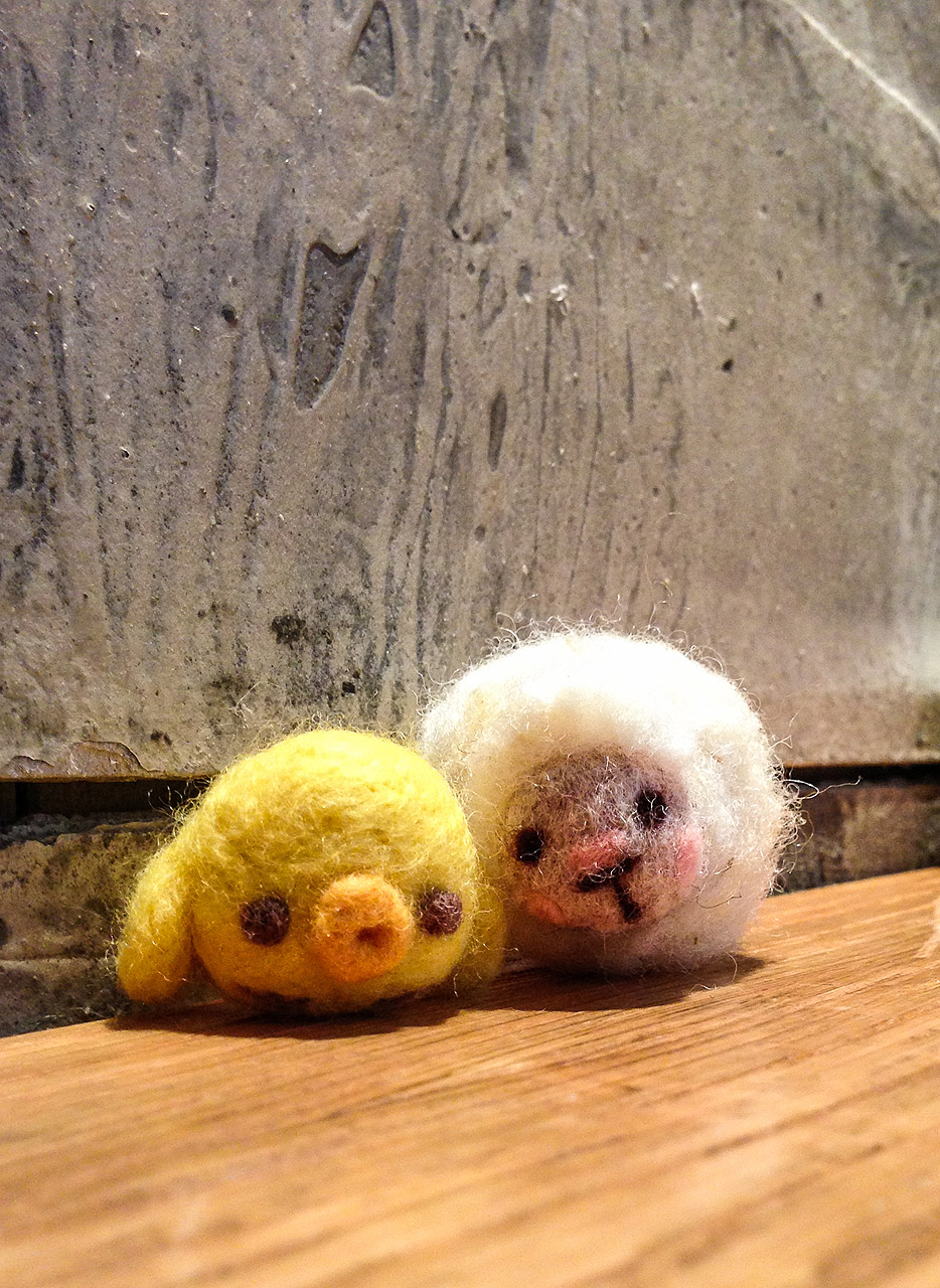 First Try at Needle Felting Snacksies Handicraft Corner