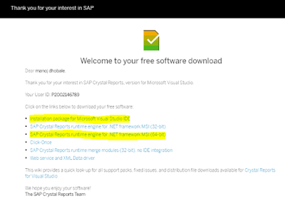 Crystal reports 32 bit runtime download