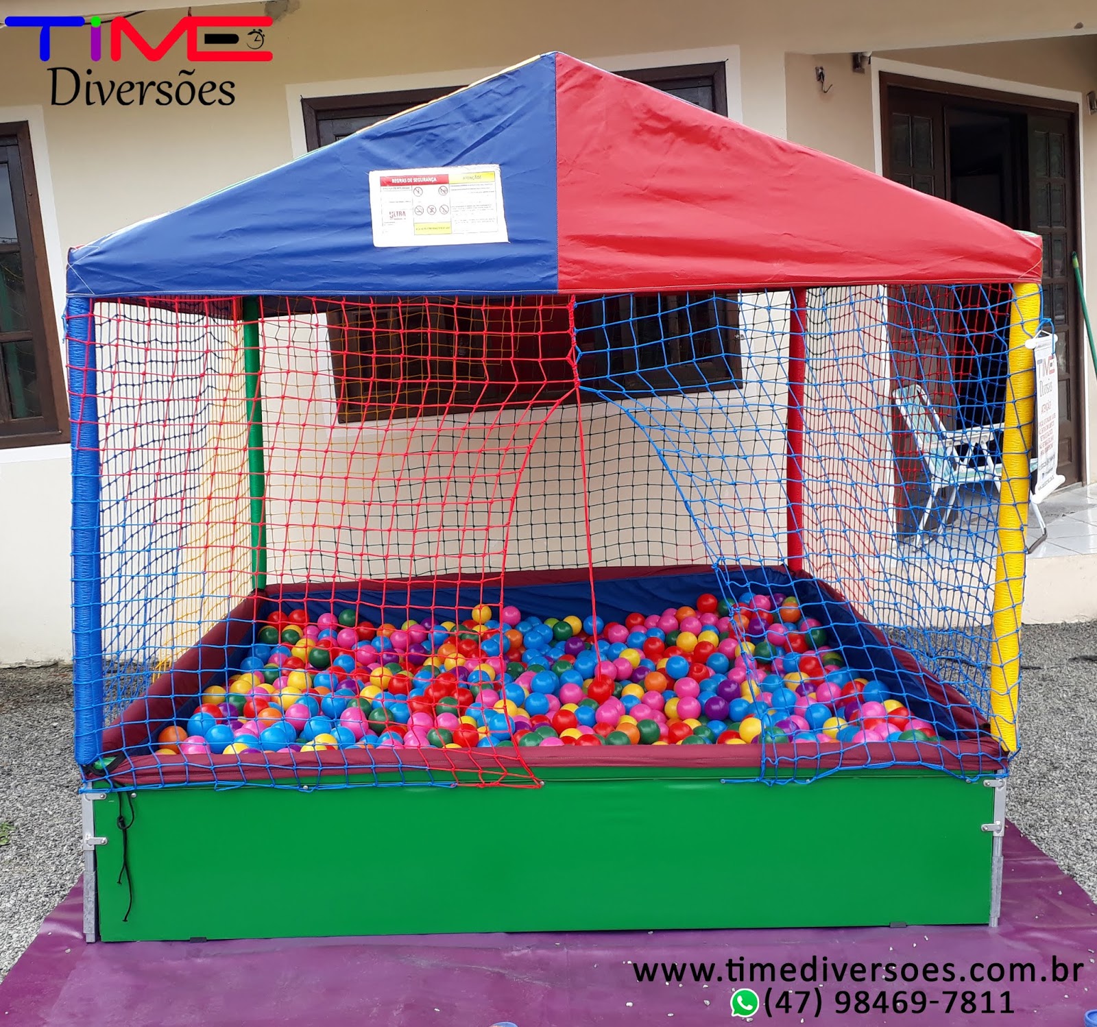 LOCAÇÃO DE PISCINA DE BOLINHA EM JARAGUÁ DO SUL