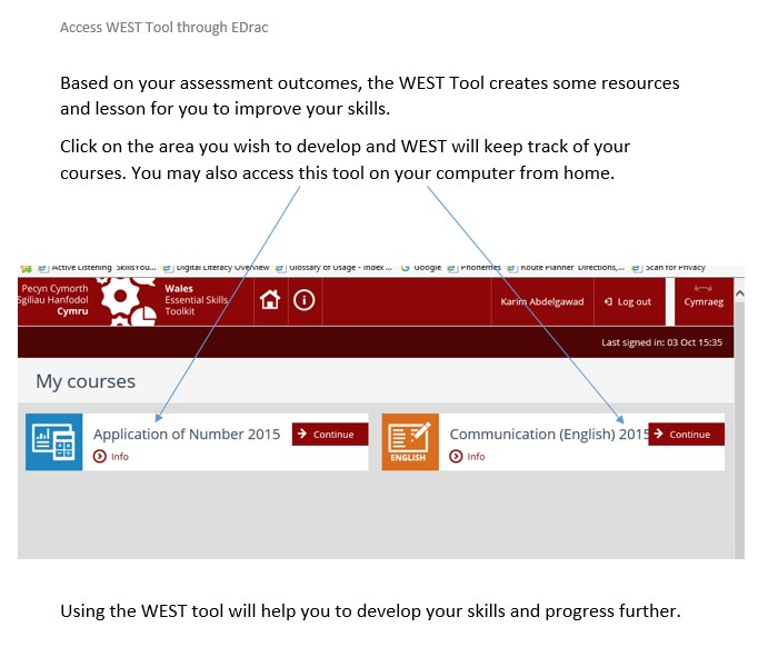 ES T&T Resources Digital Literacy L1 & L2 Wales Essential Skills