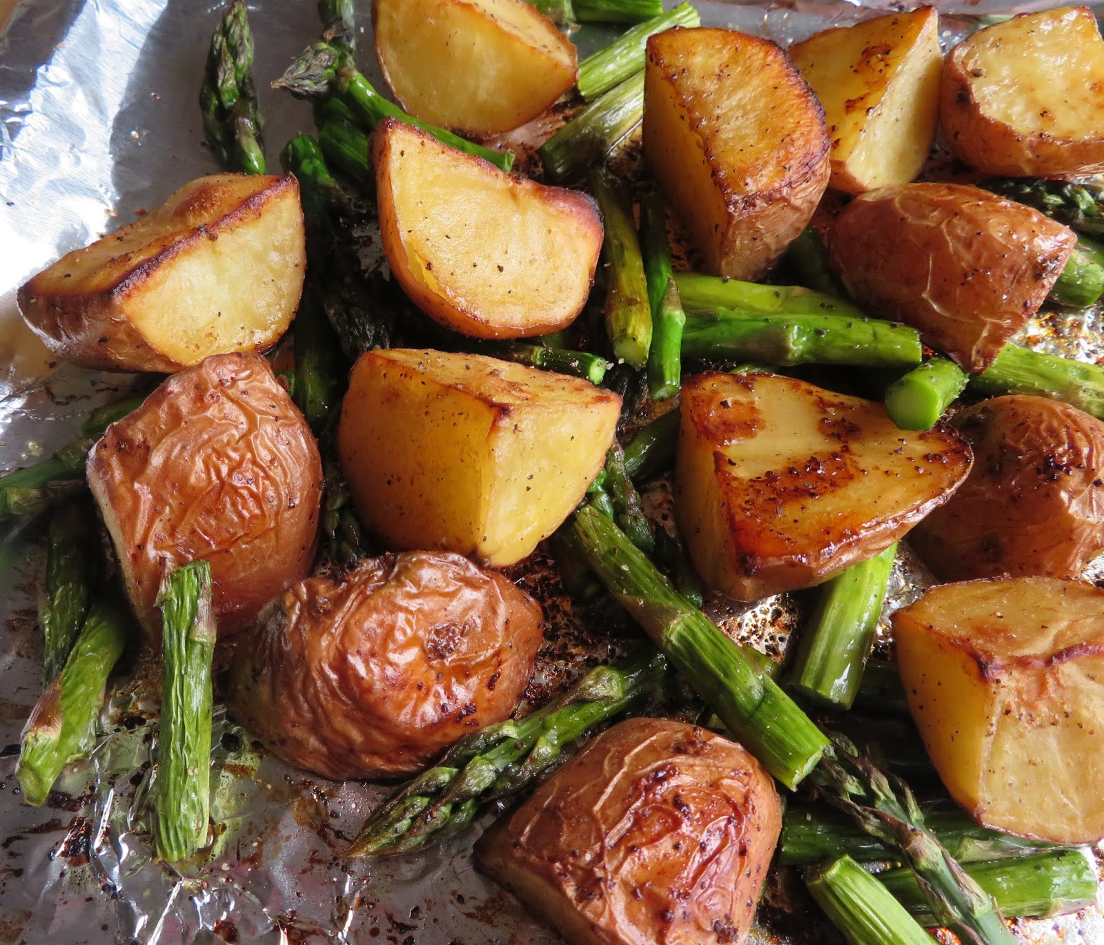Balsamic Roasted New Potatoes & Asparagus The English Kitchen