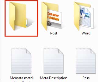 How to create a folder without any icon or name