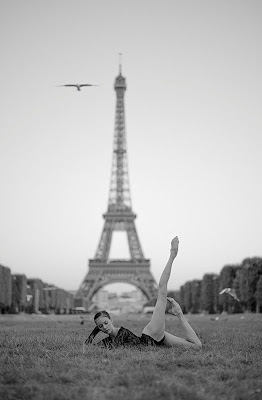 Dancer and the Eiffel Tower