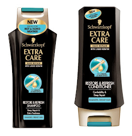 Schwarzkopf Extra Care Restore & Refresh, haircare, shampoo, conditioner, beauty, hair mask