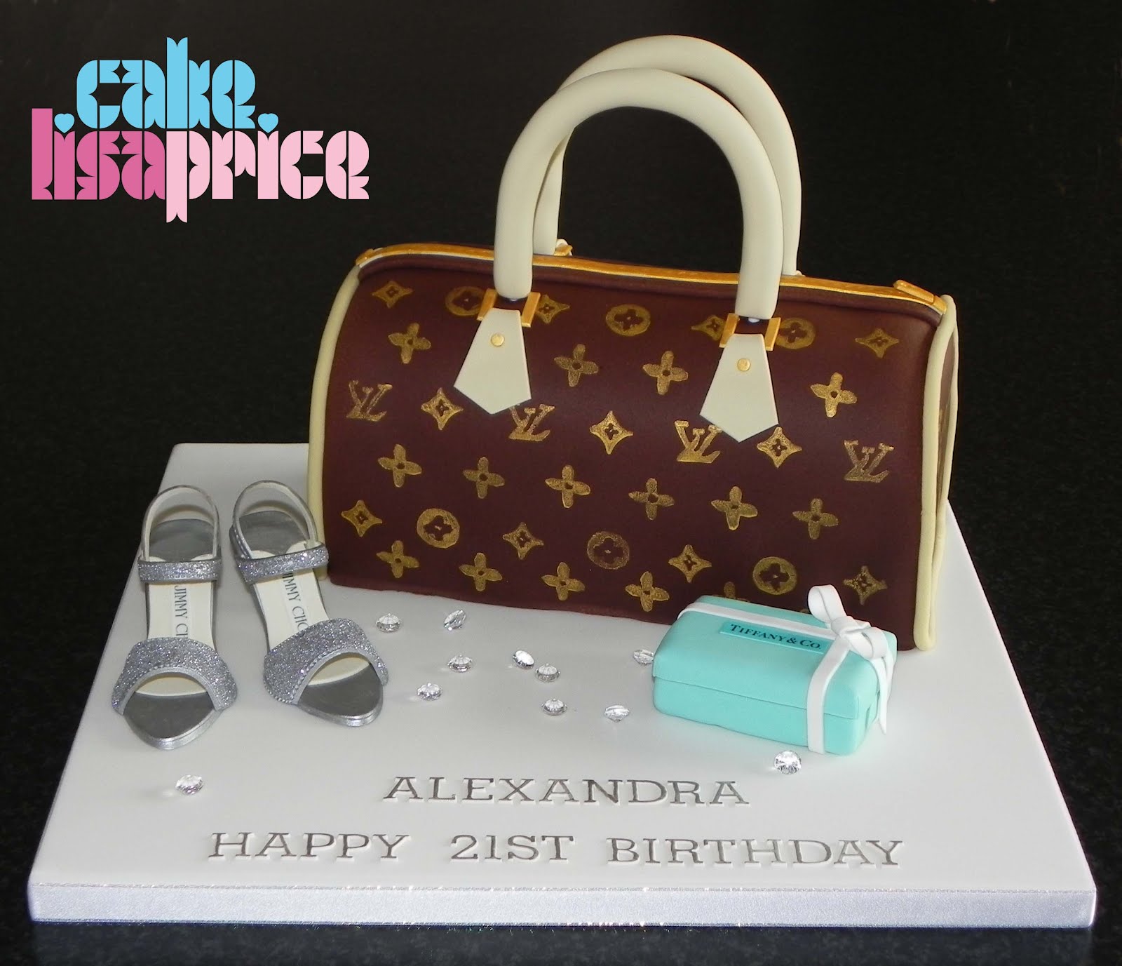 Cake by Lisa Price: Louis Vuitton handbag cake