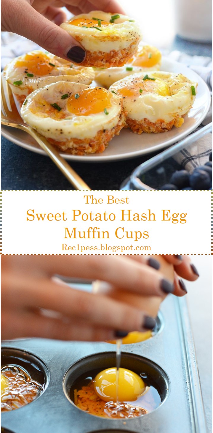 My BEST Recipes >> Breakfast with SWEET POTATO HASH EGG MUFFIN CUPS