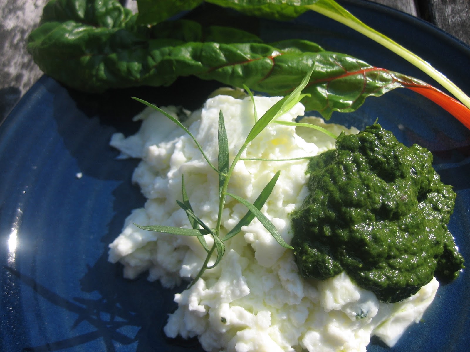 Pureed Pzazz Tarragon Swiss Chard