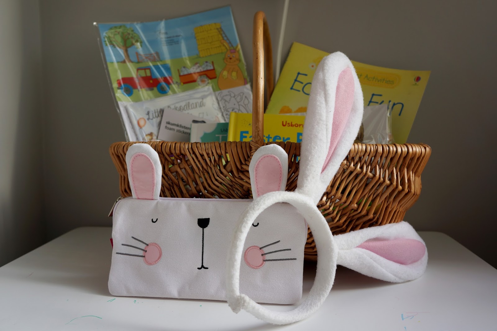 What to put in a nonchocolate Easter basket for a three year old?