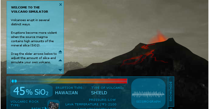 Earth Learning Idea: Volcano simulator