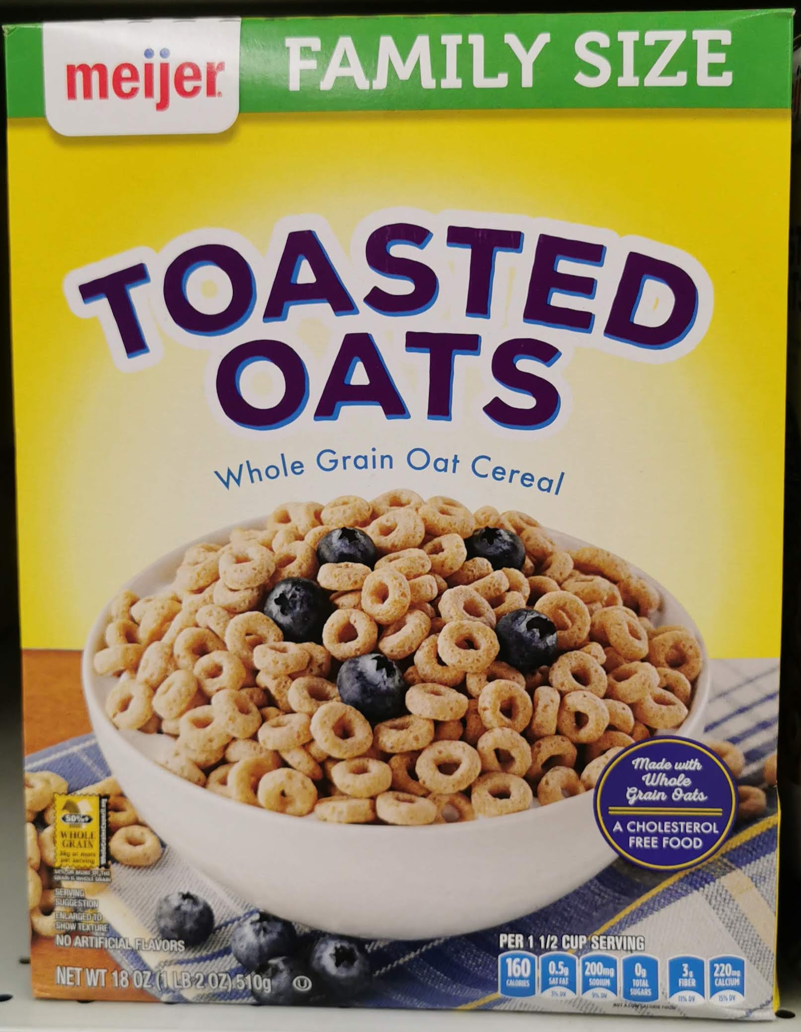 Meijer Toasted Oats Cereal (Meijer)