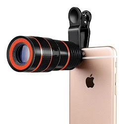 amazon product: JIKRA Mobile Blur Background Telescope Lens Kit with 8X Zoom DSLR Auto Blur