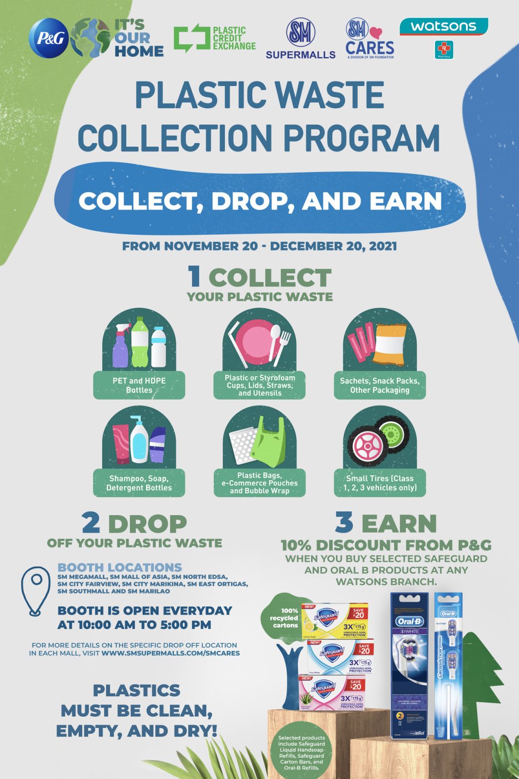 Praktikal Manual P&G and Watsons support SM Cares and Plastic Credit