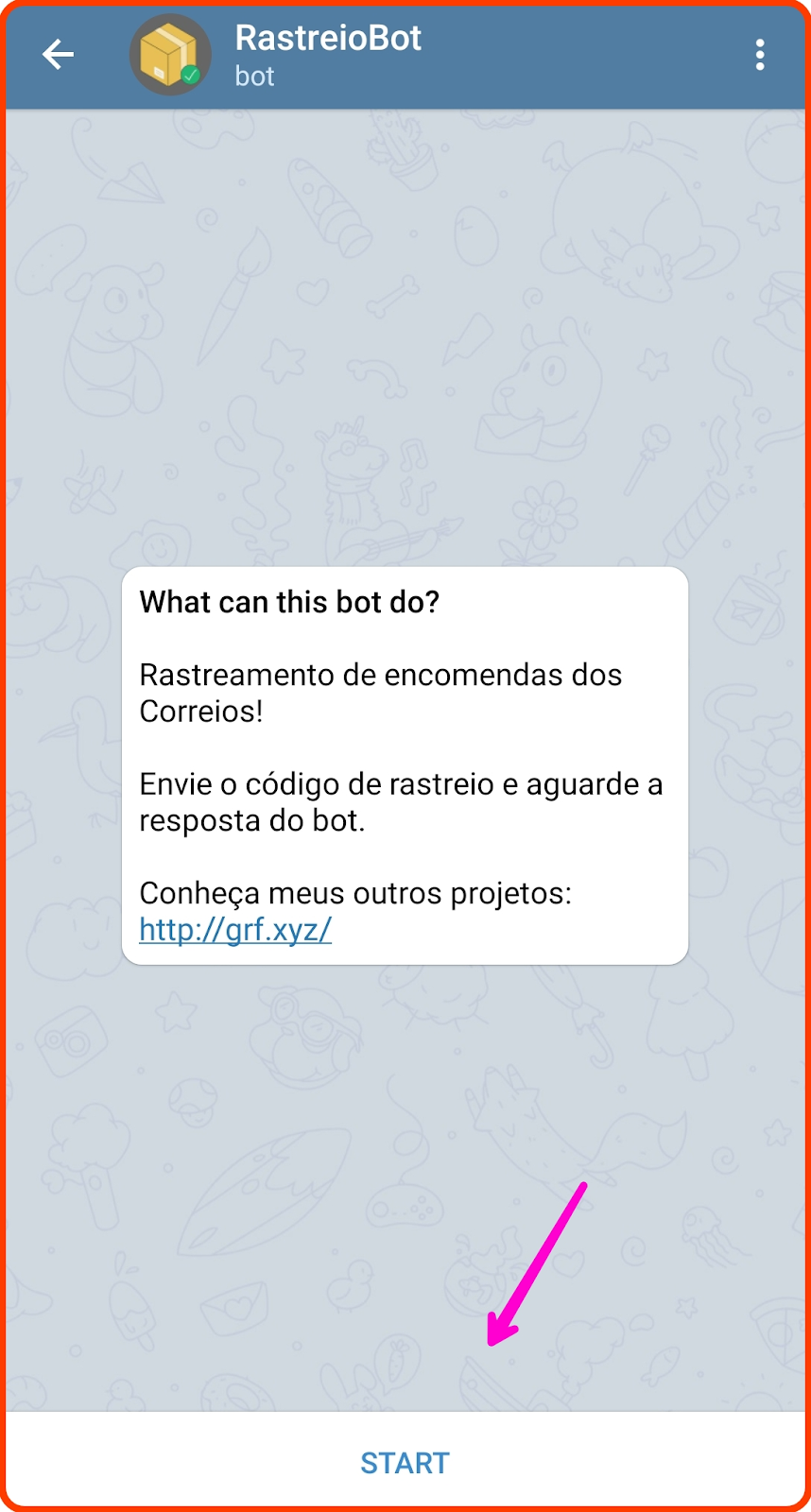 Rastree paquetes y pedidos para sus compras en línea en Telegram con