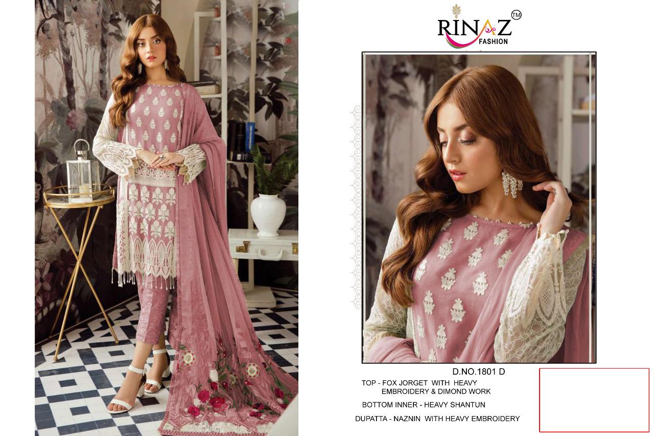 Rinaz Hit Single Pakistani Suits Collection 2020 - Diwan Fashion