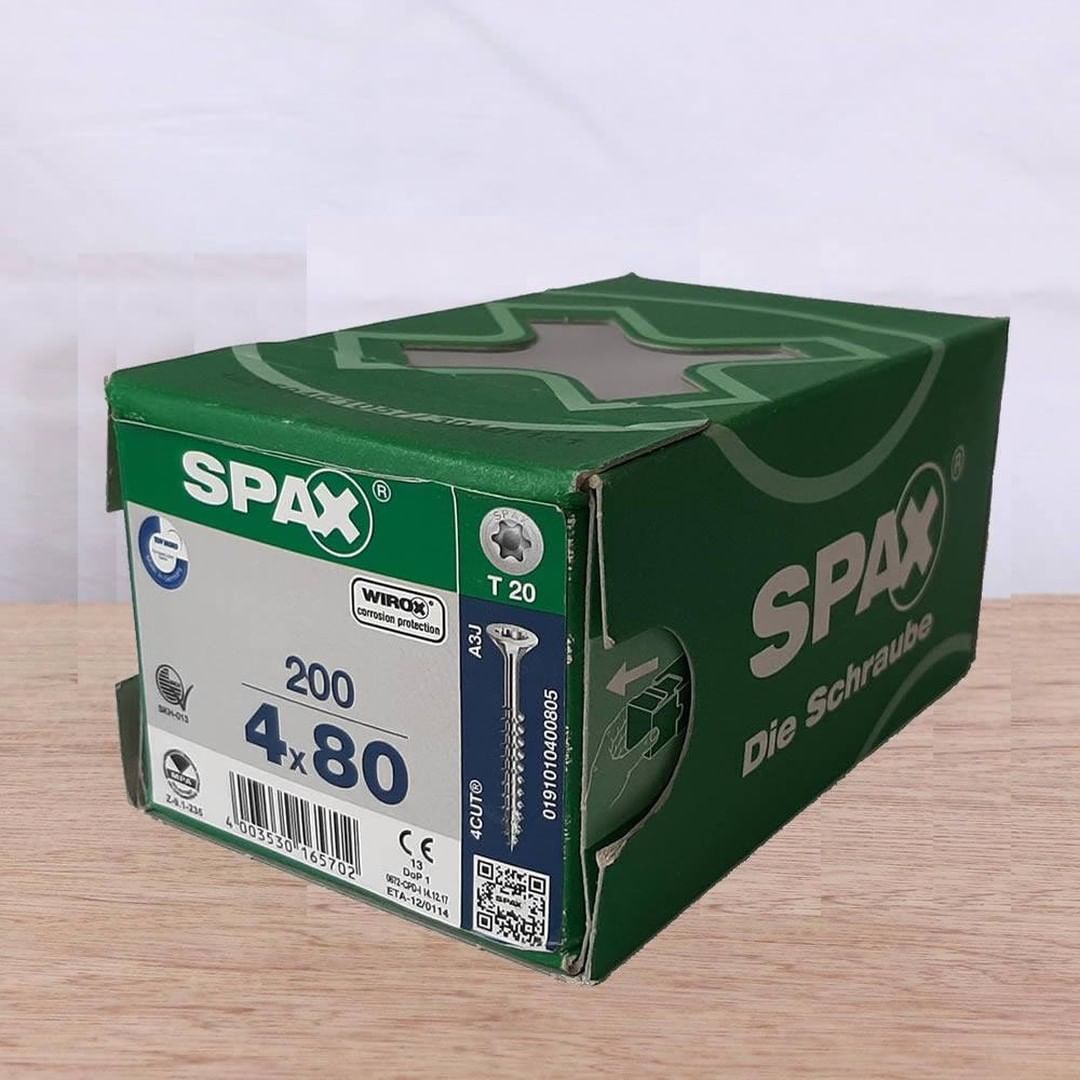 Spax 4.0 x 80 mm, MC, T20