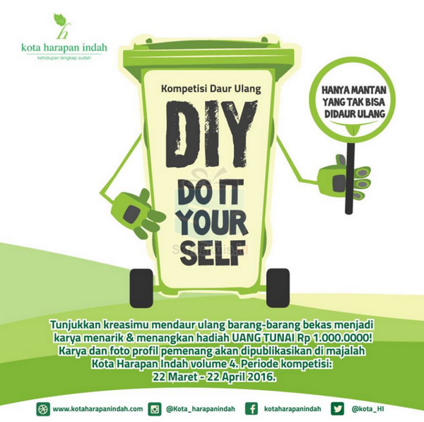 Kompetisi Daur Ulang DIY Do It Your Self