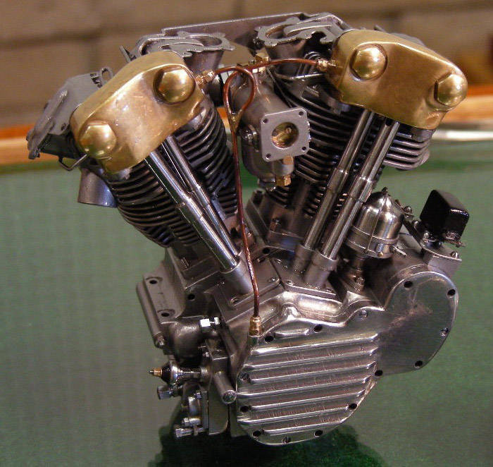 Knucklehead Engine 1/8th Resin 