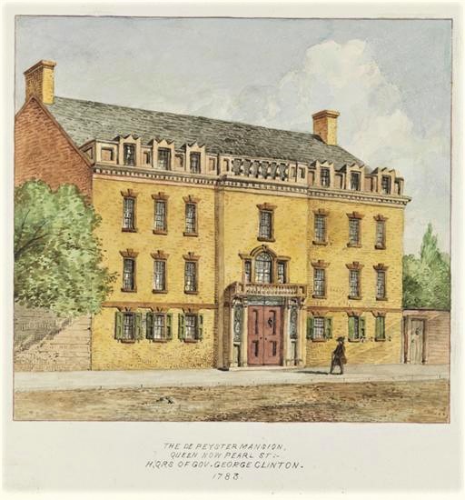 Daytonian in Manhattan The Lost De Peyster House 10 Queen Street