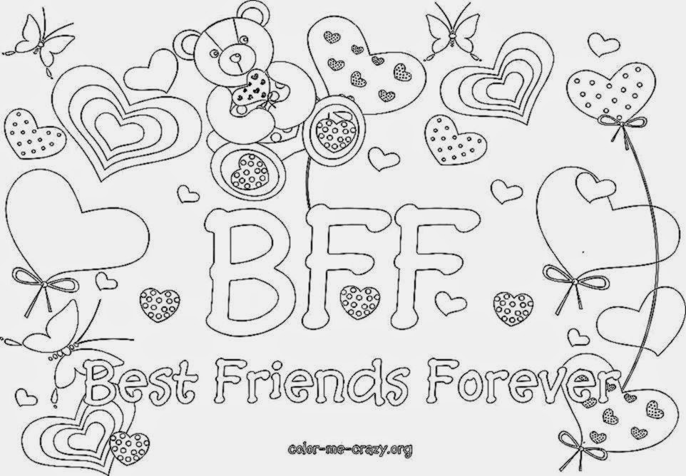 i love my bff coloring pages - photo #8