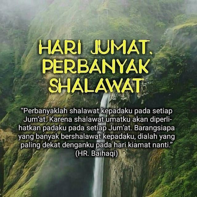 Kata mutiara Jumat mubarok Islami - Kata mutiara Jumat berkah