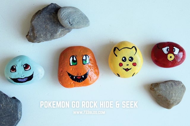 pokemon go painted rocks